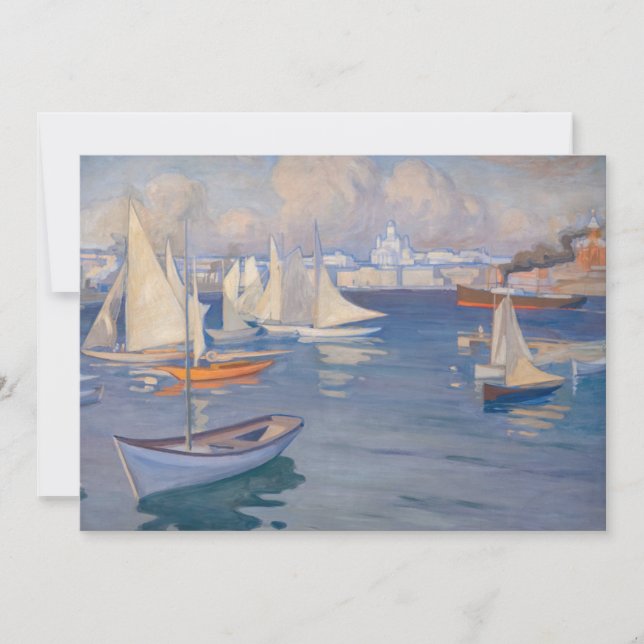 Convite Albert Edelsense - porto em Helsínquia (Frente)