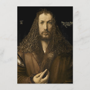 Convite Albrecht Durer - retrato de auto