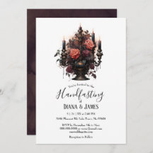 Alças Florais Elegantes Gótica