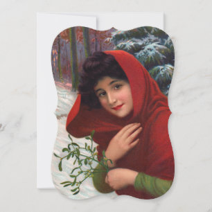 Convite alegre da donzela do visco