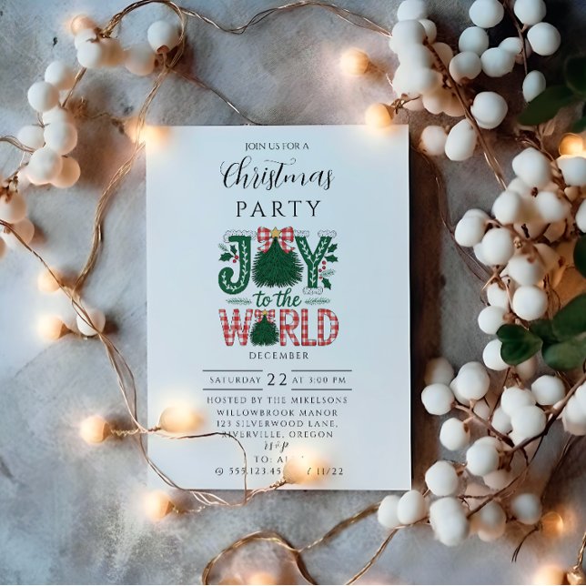 Convite Alegria para o Natal Mundial (Criador carregado)