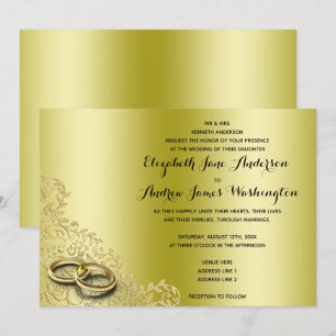 Convite Aleitório de Noiva & Alianças de Casamento Estilos