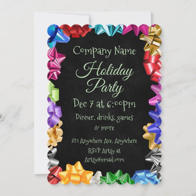 Convite Além dos Arco-Íris (Frente)