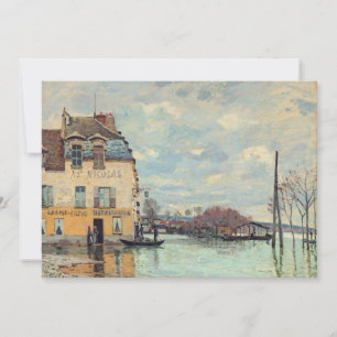 Convite Alfred Sisley - Inundações em Port-Marly