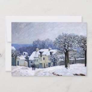 Convite Alfred Sisley - Place Chenil em Marly, Efeito de N