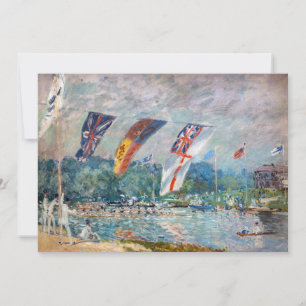Convite Alfred Sisley - Regata em Molesey