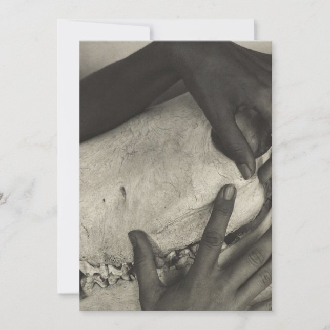 Convite Alfred Stieglitz - Georgia O'Keeffe - Mãos E Ho (Frente)