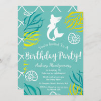 Algas marinhas e Capas de Sereia Aniversário