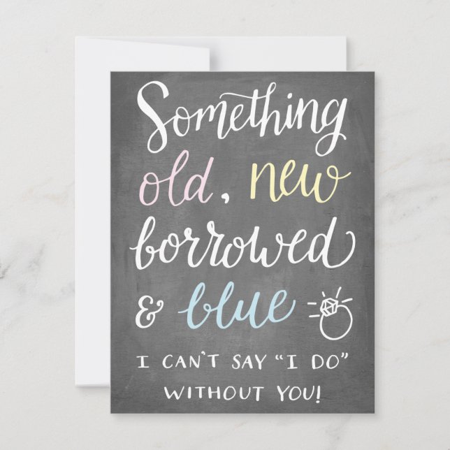 Convite Algo Antigo | Bridesmaid (Frente)