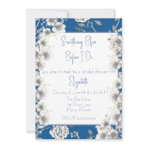 Algo Azul Antes Que Eu Faça Chá de panela