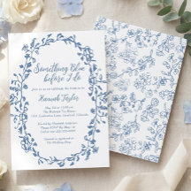 Algo Azul Antes Que Eu Faça Chá de panela