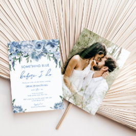 Convite Algo Azul Antes Que Eu Faça O Chá de panela De Fot