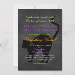 Convite Algo Mal Convidado De Halloween