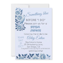 Algo sobre Chá de panela de Chinoiserie Azul