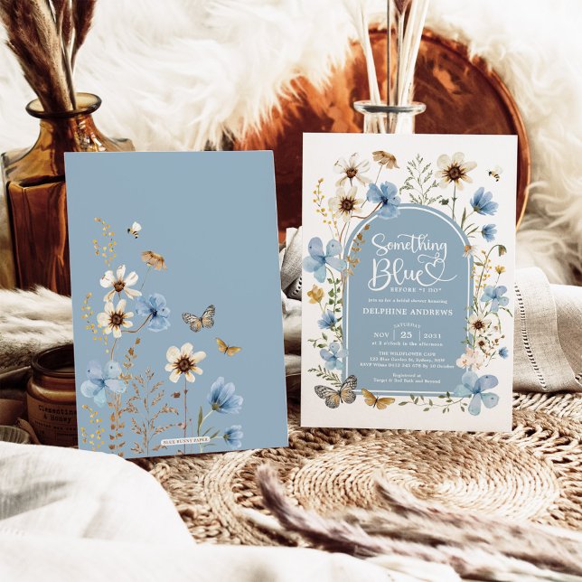 Convite Algo sobre Chá de panela do Jardim de Flor Selvage (Criador carregado)