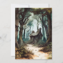 Convite Algodão Florestal Encantado