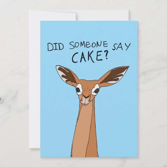 Convite Alguém Disse Bolo? (Frente)