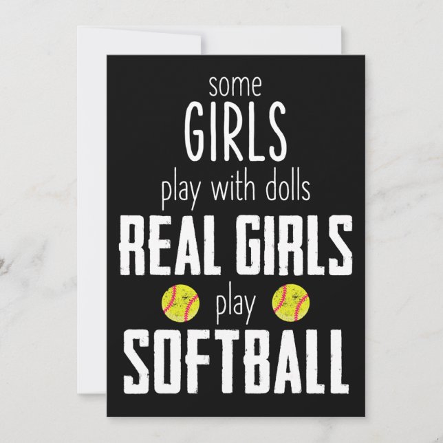 Convite Algumas Meninas Brincam Com Bonecas Verdadeiras Jo (Frente)