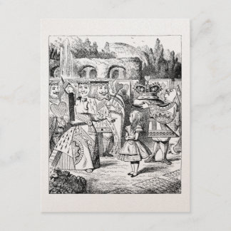 Convite Alice DOURADO no aniversário do tea party do país