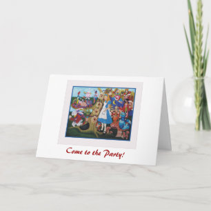 Convite Alice in Wonderland