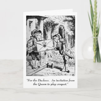 Convite Alice in Wonderland invitation