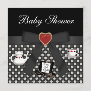 Convite Alice no Chá de fraldas das Maravilhas do Tea Par