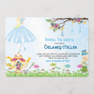 Convite Alice no Chá de panela da Terra Maravilha