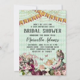 Convite Alice no Chá de panela da Terra Maravilha