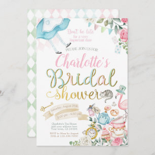 Convite Alice no Chá de panela da Terra Maravilha