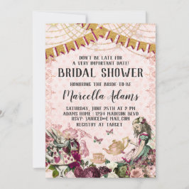 Convite Alice no Chá de panela da Terra Maravilha