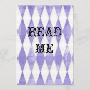 Convite Alice no Chá de Wonderland convida