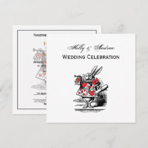 Convite Alice no País das Maravilhas