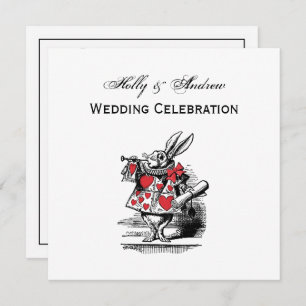 Convite Alice no País das Maravilhas