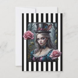 Convite Alice no País das Maravilhas