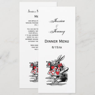 Convite Alice no País das Maravilhas