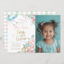 Convite Alice no País das Maravilhas, Chá para Dois segund