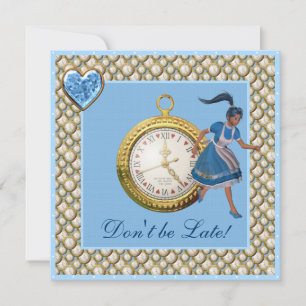 Convite Alice no País das Maravilhas, convidada do Partido