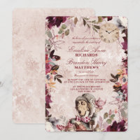 Alice no País das Maravilhas Elegante Borda Vintag