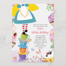 Alice no País das Maravilhas Festa de aniversário