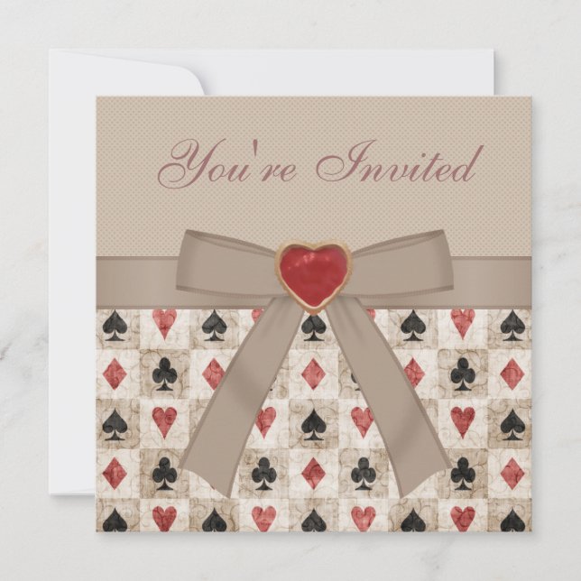 Convite Alice no tea party louco do Hatter do país das (Frente)