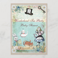 Alice & o chá de fraldas do país das maravilhas do