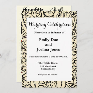 Convite Alice White Rabbit Classic Wonderland