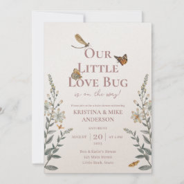 Convite All in One Little Love Bug Baby Shower Invitation