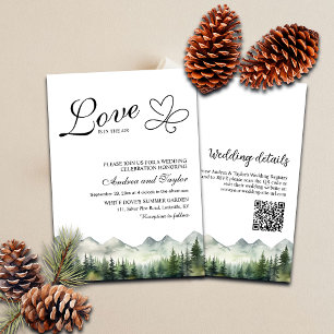 Convite All in One Love está no Air QR Code Wedding