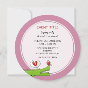 Convite Alligator no Amor