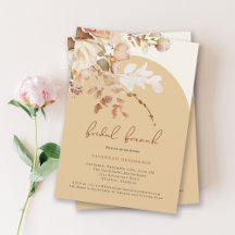 Almoço de Chá de Noiva Floral em Aquarela Elegante