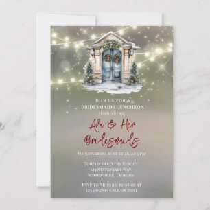 Convite Almoço de Pontas Leves do Decor Vermelho Verde