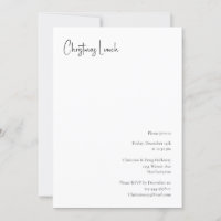 Almoço de Script de Natal Moderno