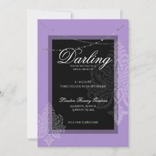 Convite Almoço do chá de panela com a noiva