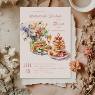 Convite Almoço Feminino Vinho Flores Jantar das Damas de H